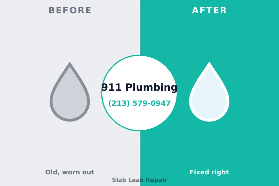 Before and after: plumbing company Dyer, IN